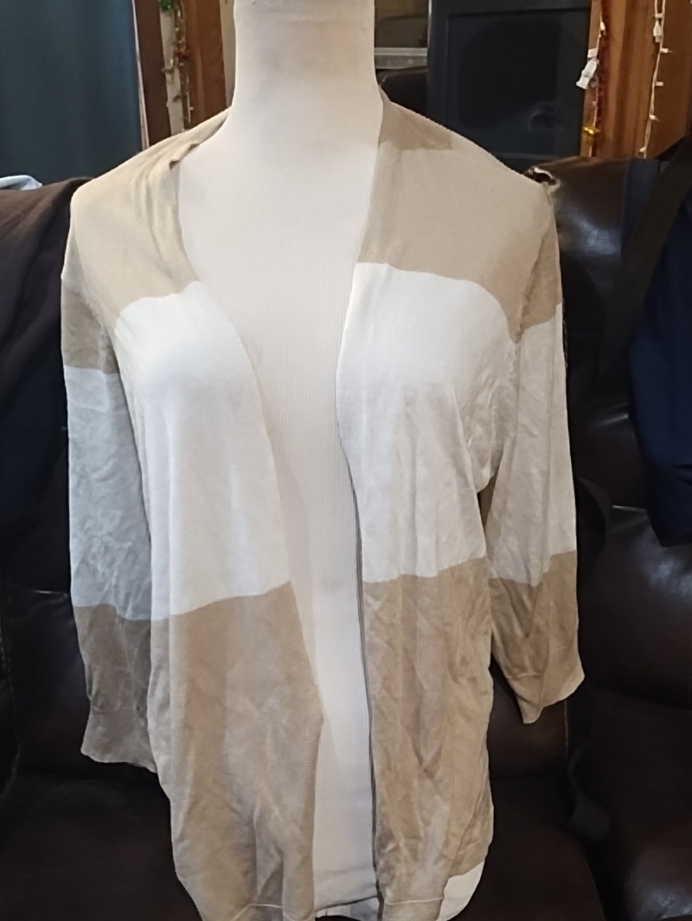 Worthington Beige Crewneck Sweater